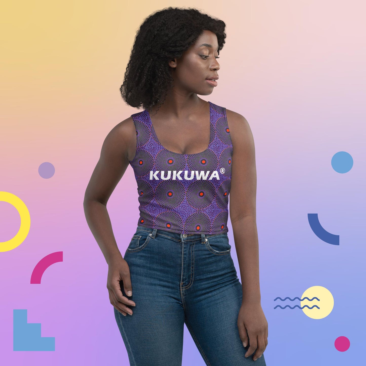 Crop Top - Lupus Purple KUKUWA®