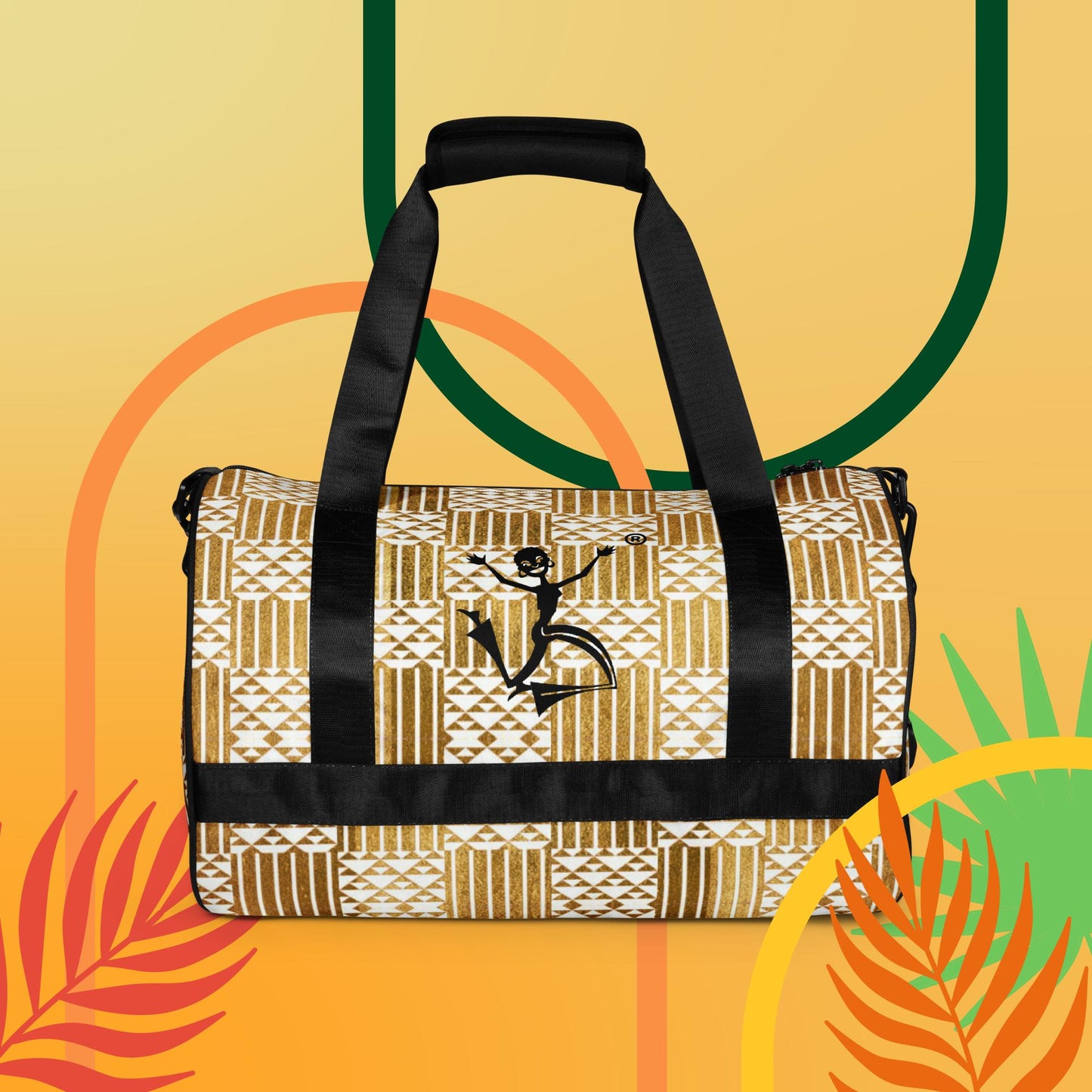 Kukuwa® gym bag Golden Kente