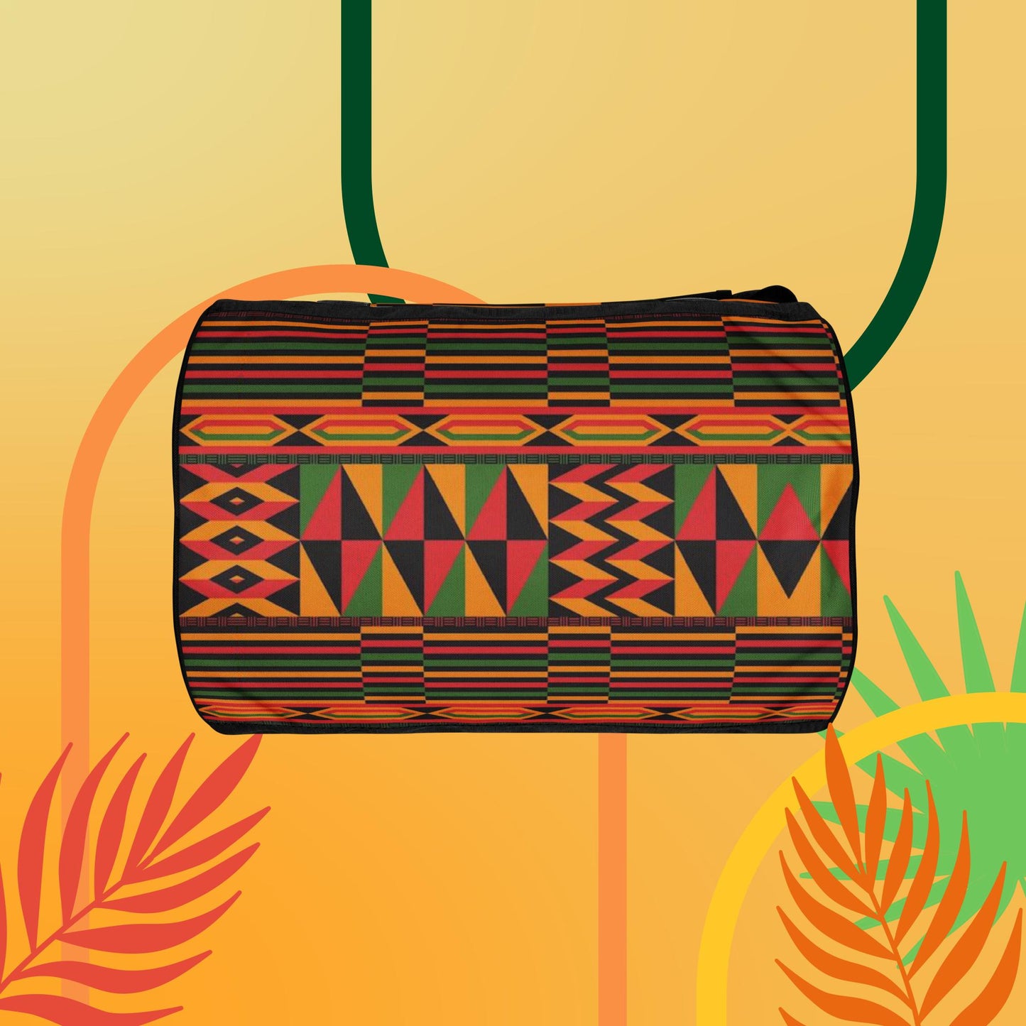 Kukuwa® Kente Joy All-over print gym bag