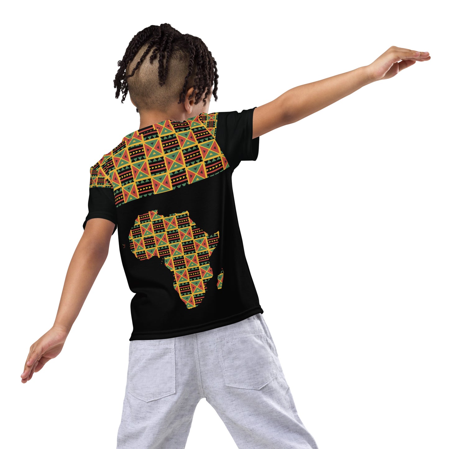 KUKUWA® Kids Kente crew neck t-shirt