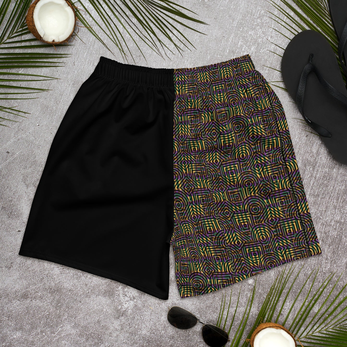Men's Recycled Athletic Kente Shorts KUKUWA® Fitness