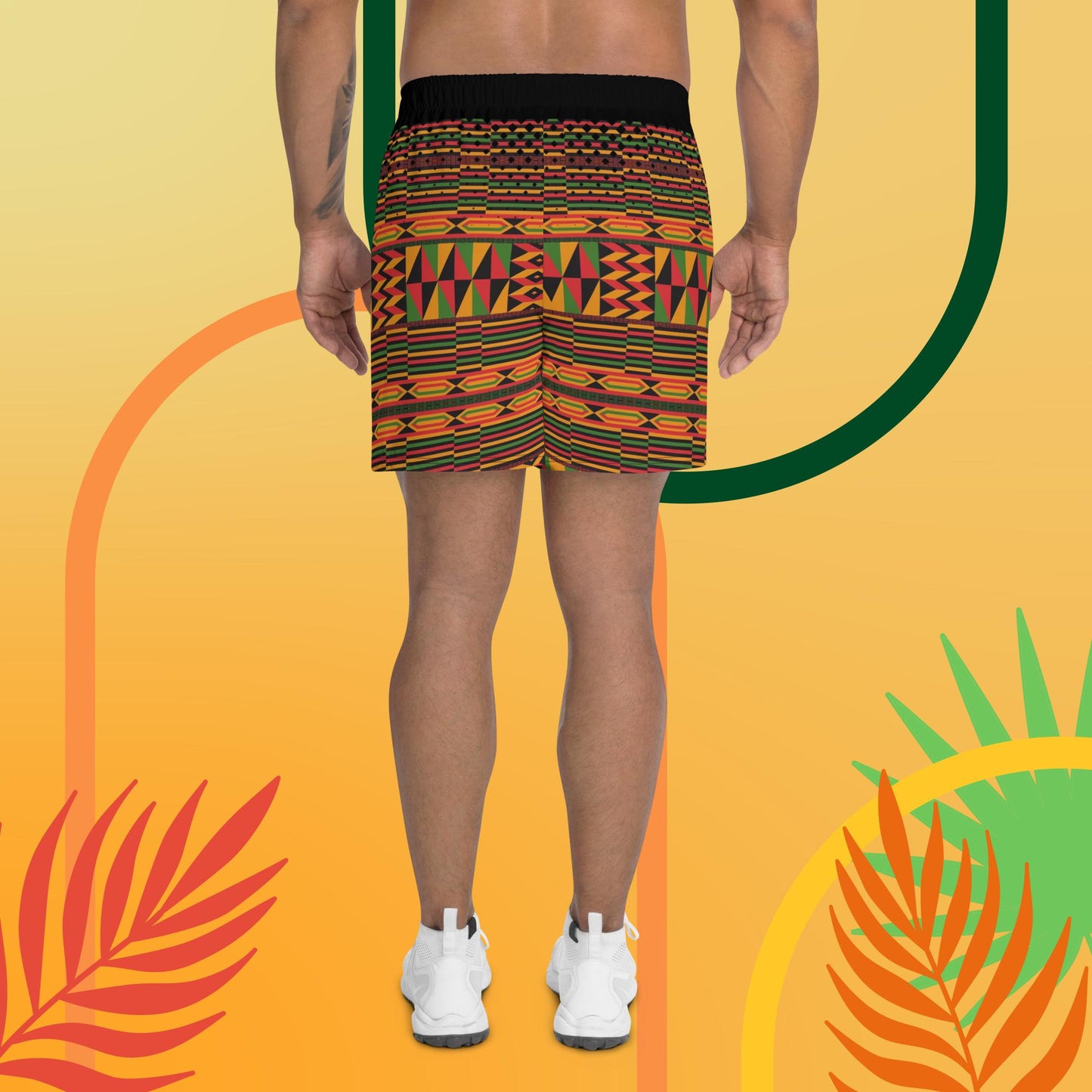 Kukuwa® Kente Joy Men's Athletic Shorts