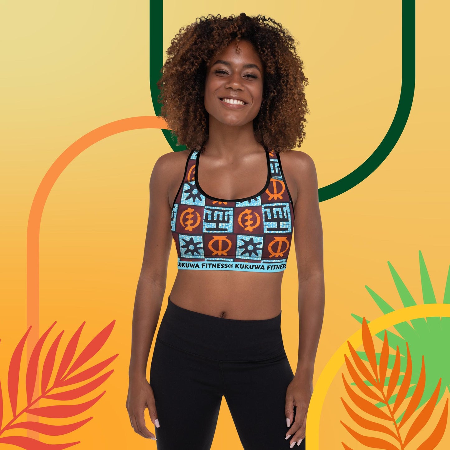 Kukuwa® Fitness ADINKRA Sports Bra