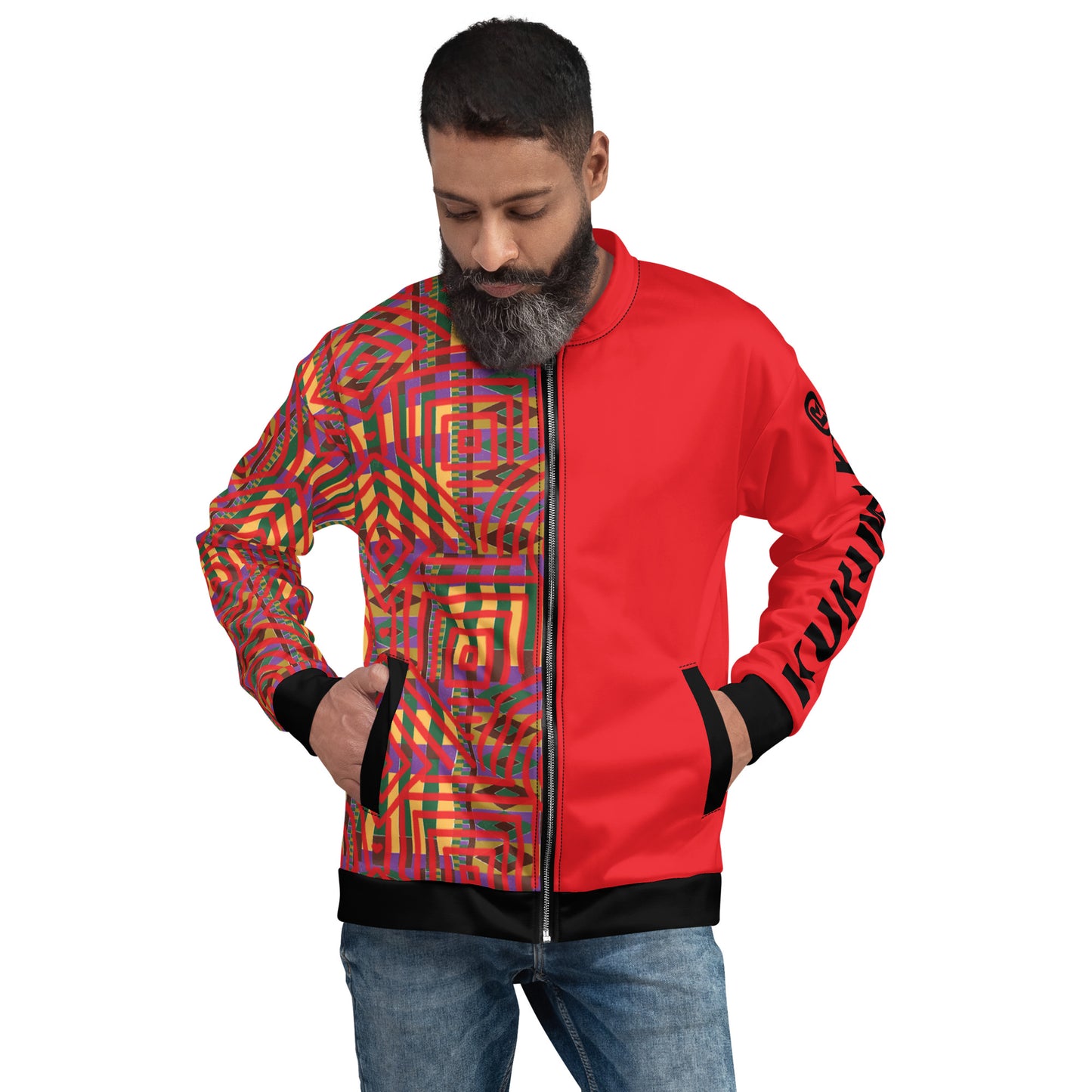 KUKUWA® Fitness Unisex Bomber Jacket