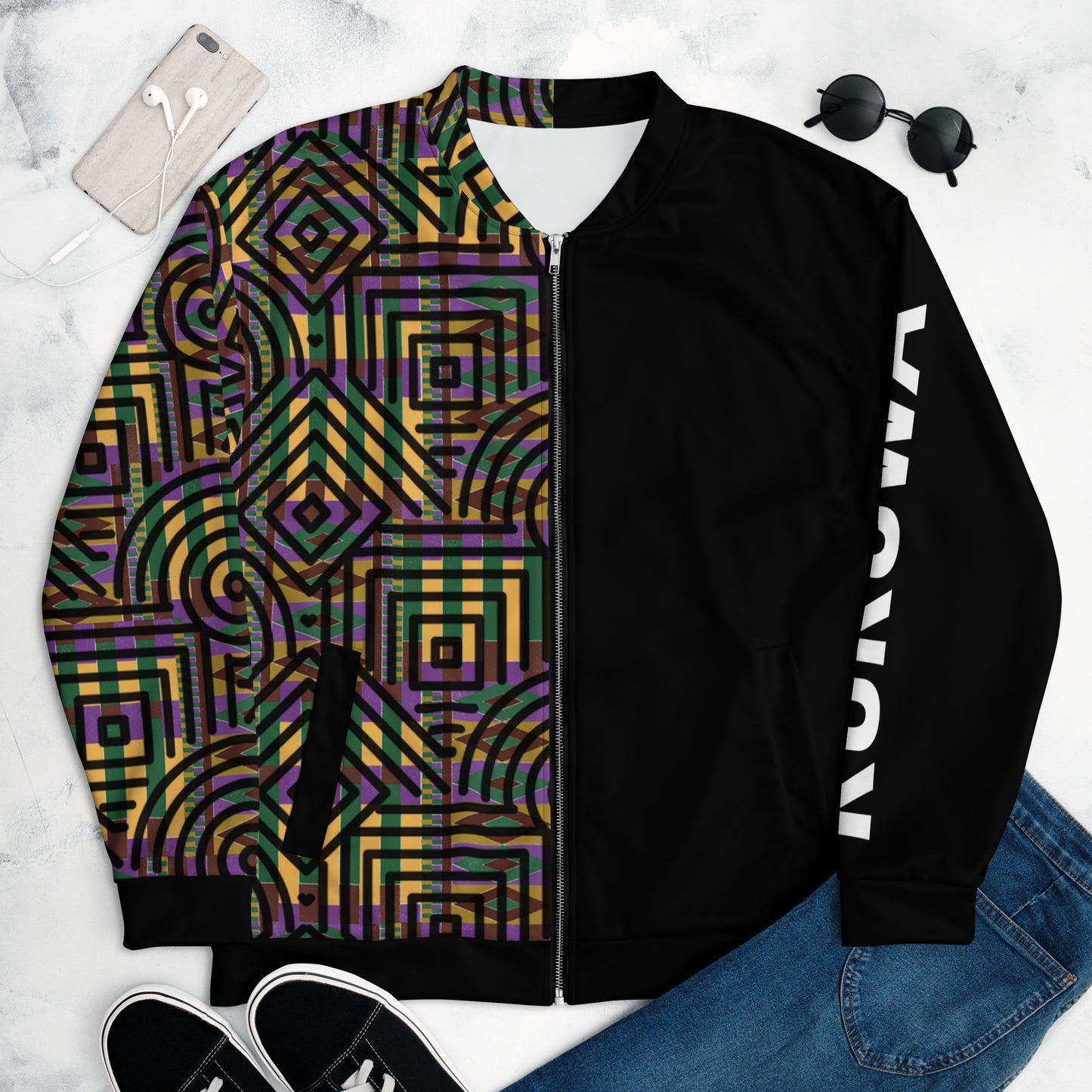 KUKUWA® Fitness Unisex Bomber Jacket