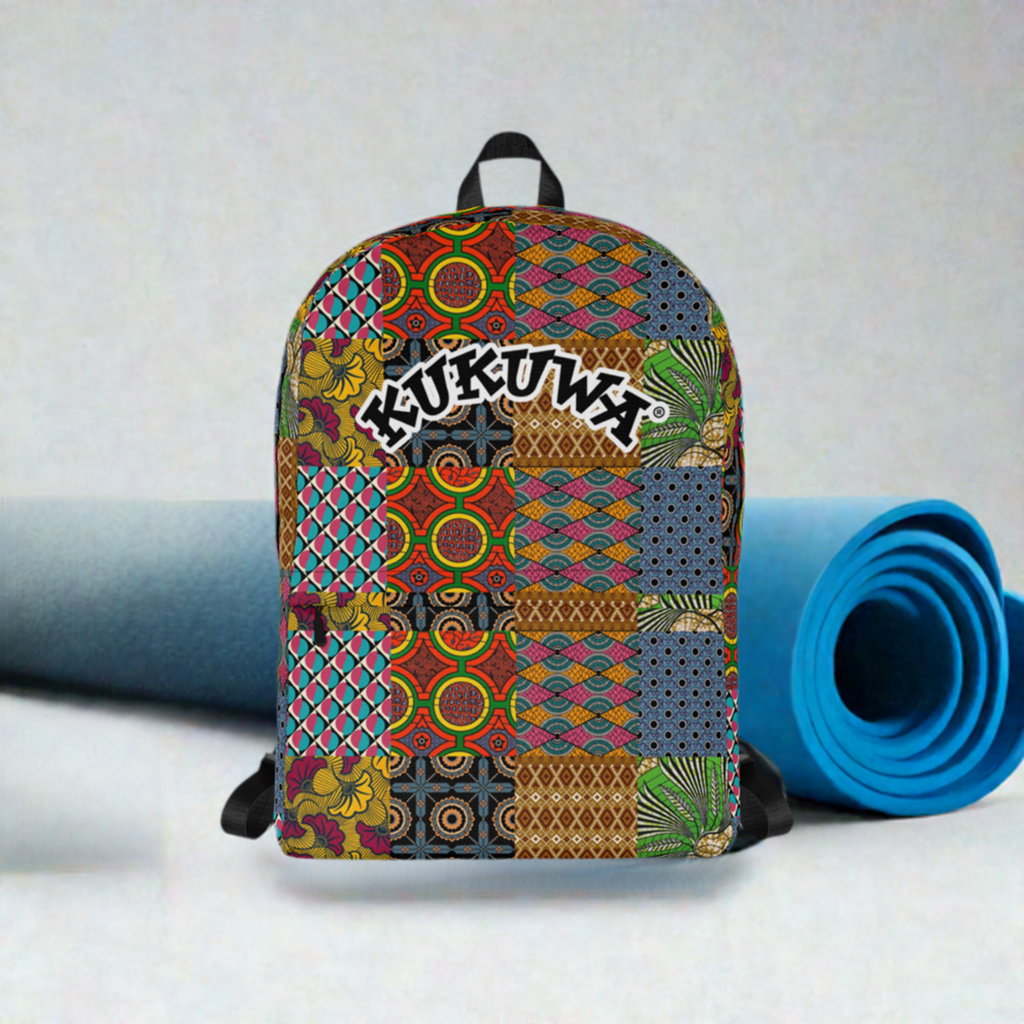 African Print Backpack KUKUWA® Fitness