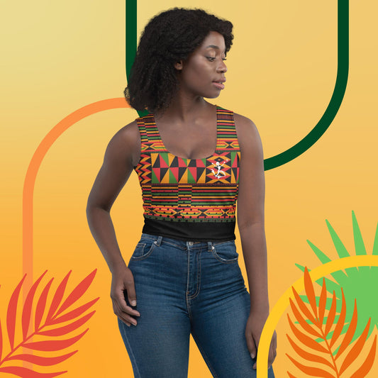 Kukuwa® Kente Joy Crop Top