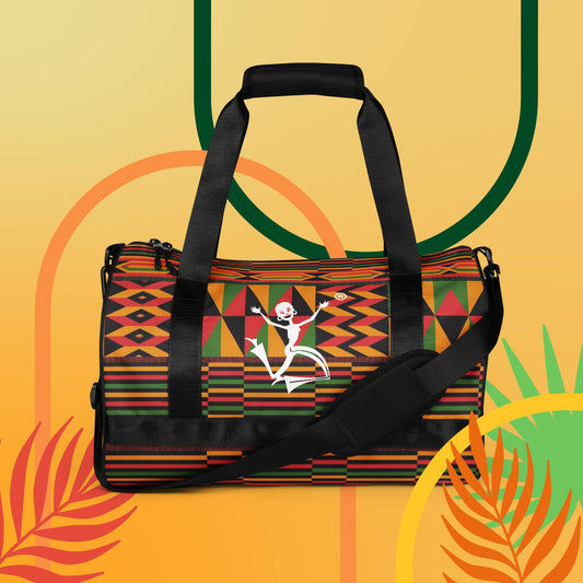 Kukuwa® Kente Joy All-over print gym bag