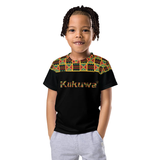 KUKUWA® Kids Kente crew neck t-shirt