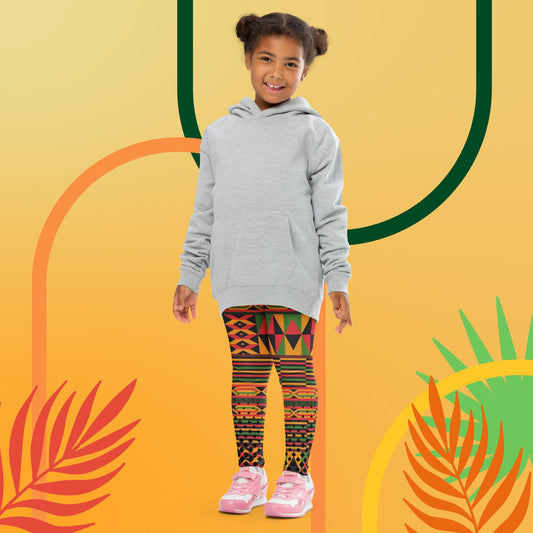 Kukuwa® Kente Joy Kid's Boombsey Leggings