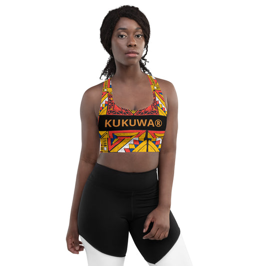 Longline sports bra KUKUWA® Fitness