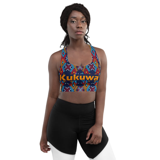 Longline sports bra KUKUWA® Fitness