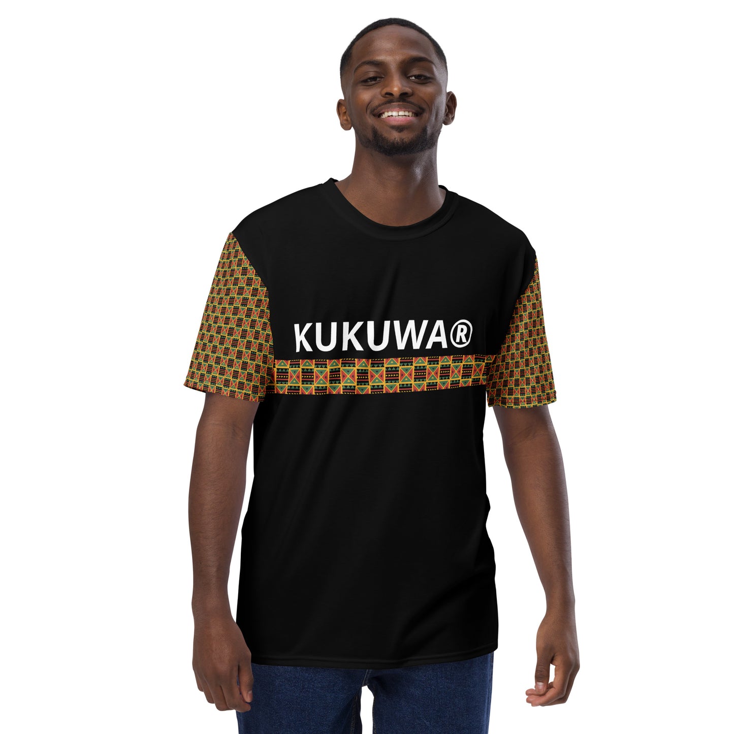Men's  Kente t-shirt KUKUWA® Fitness