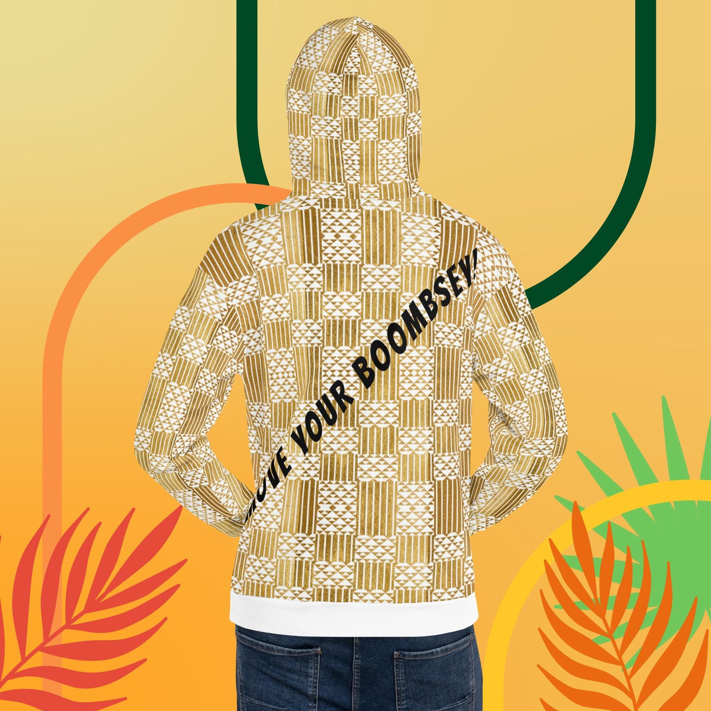 Kukuwa® Unisex Hoodie Golden Kente