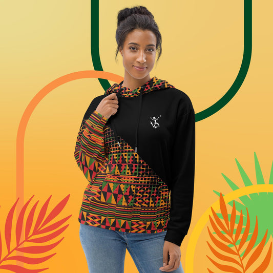 Kukuwa® Kente Joy Unisex Hoodie