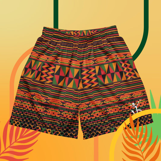 Kukuwa® Kente Joy Unisex mesh shorts