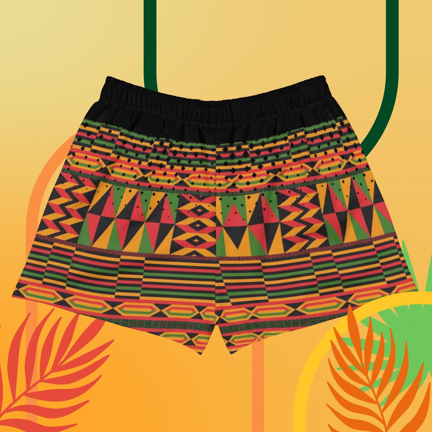 Kukuwa® Kente Joy Women’s Athletic Shorts