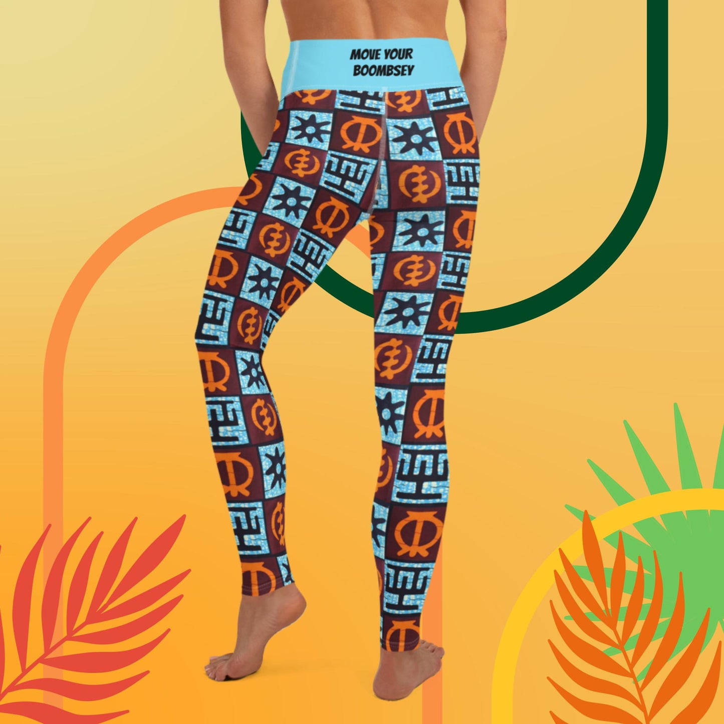 Kukuwa® Fitness ADINKRA Boombsey Leggings