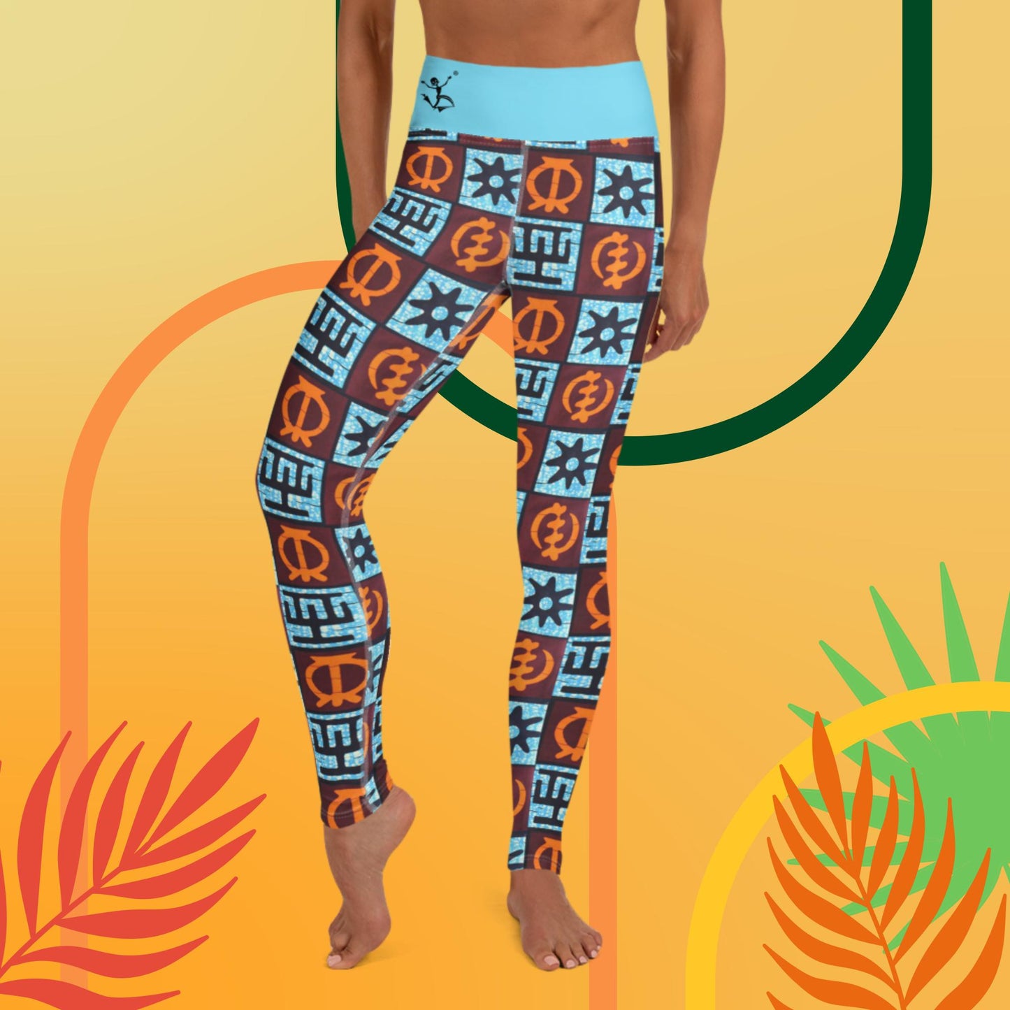 Kukuwa® Fitness ADINKRA Boombsey Leggings