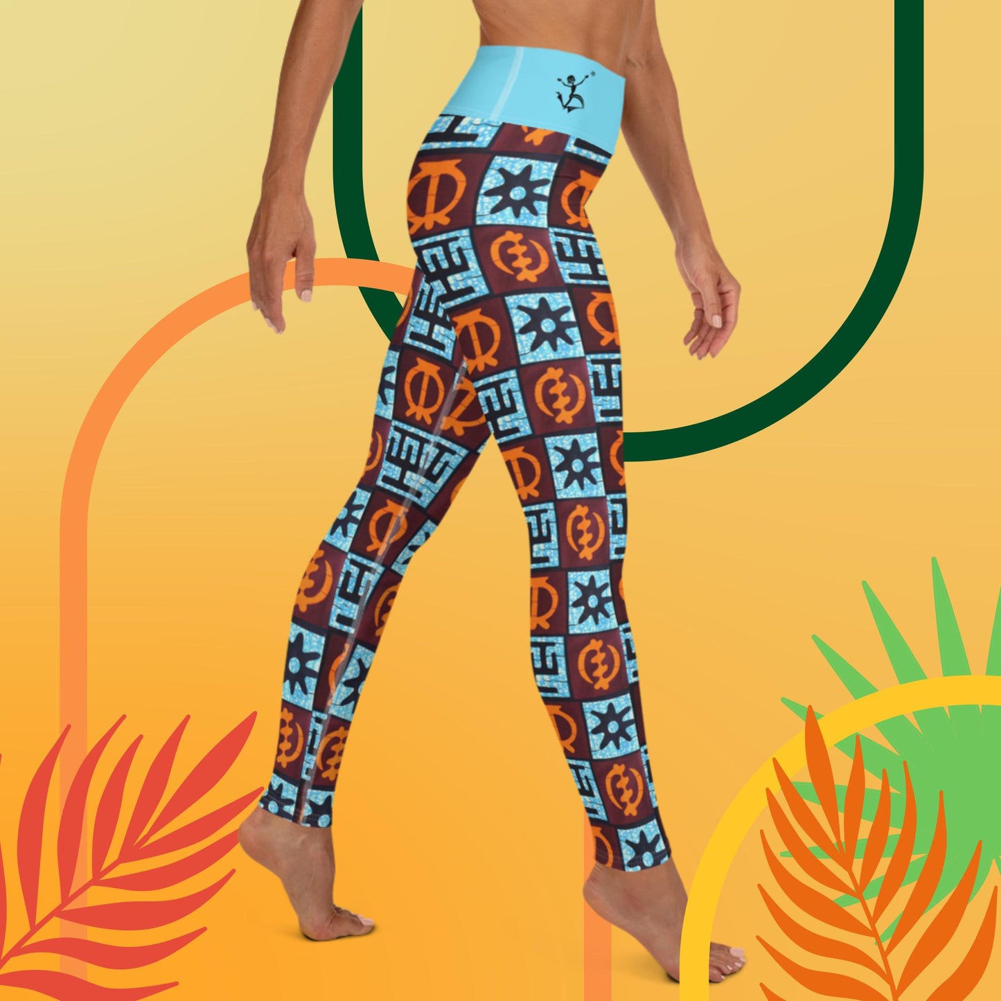 Kukuwa® Fitness ADINKRA Boombsey Leggings