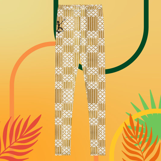 Kukuwa® Golden Kente Youth Boombsey Leggings